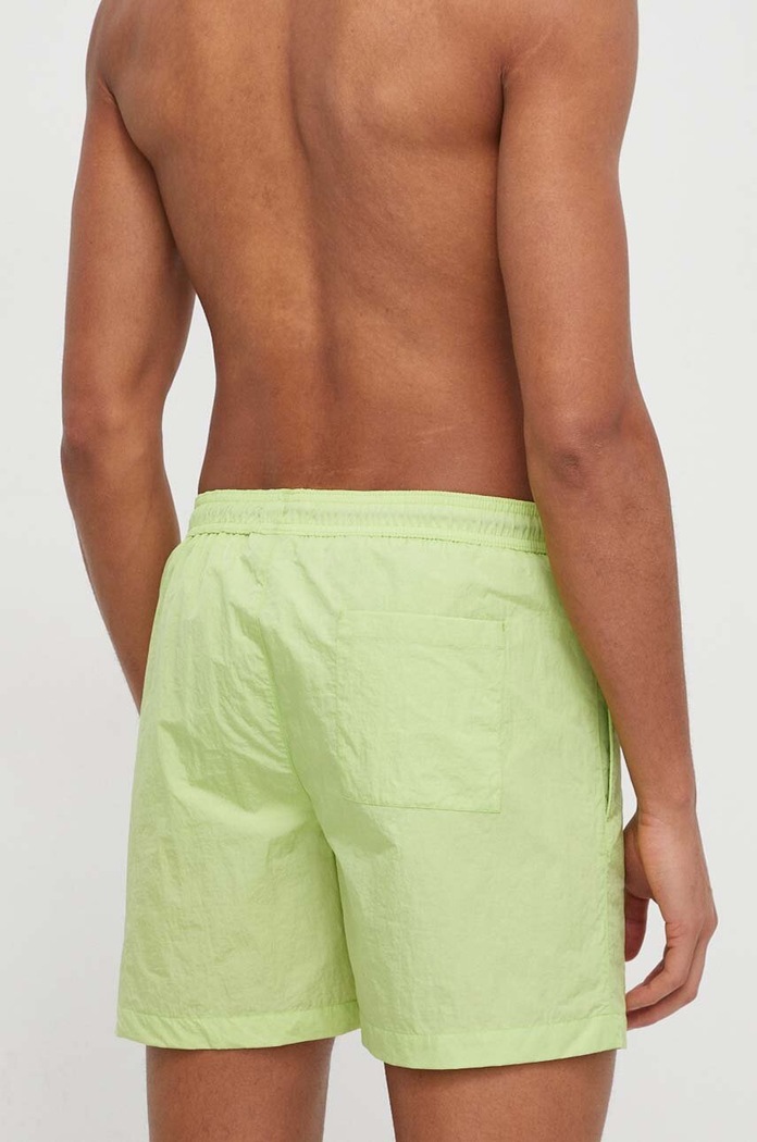 Μαγιό Calvin Klein KM0KM00980 πράσινο SS24