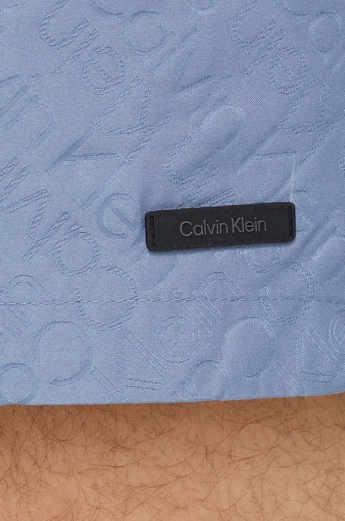 Calvin Klein szorty kąpielowe niebieski KM0KM01000