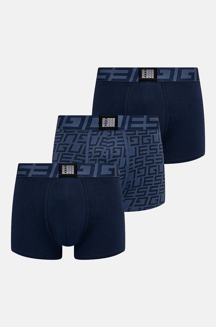 Guess boxeri 3-pack boxeri bleumarin U4RG01.K6YW0