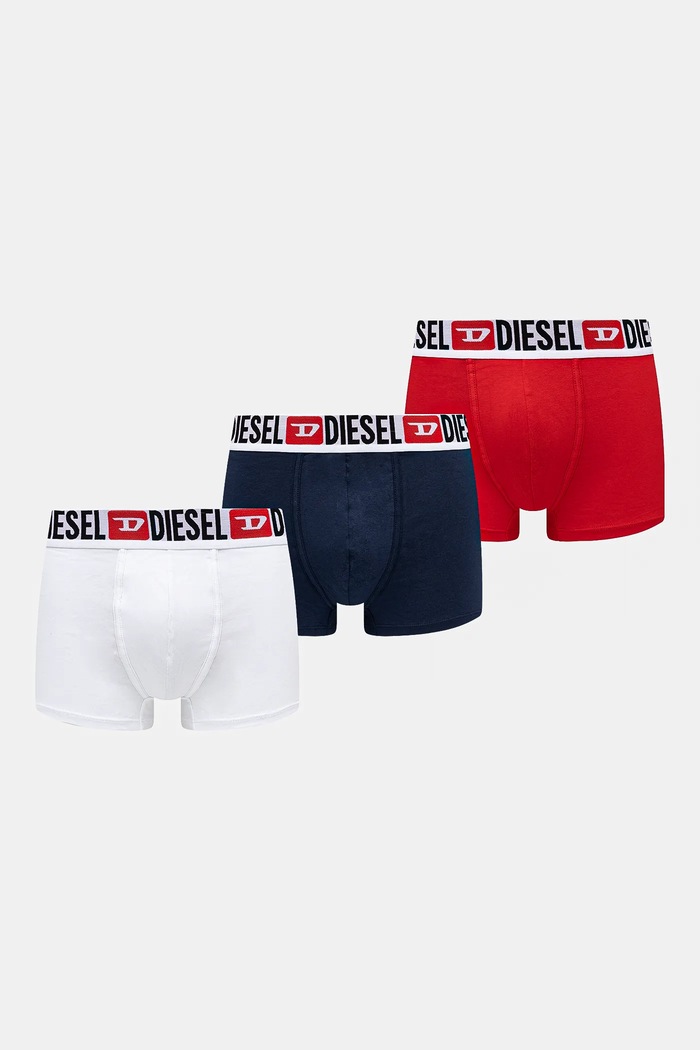 Bokserice Diesel UMBX-DAMIEN-THREE PACK BOXERS 3-pack pamuk šarena 00ST3V.0DDAI
