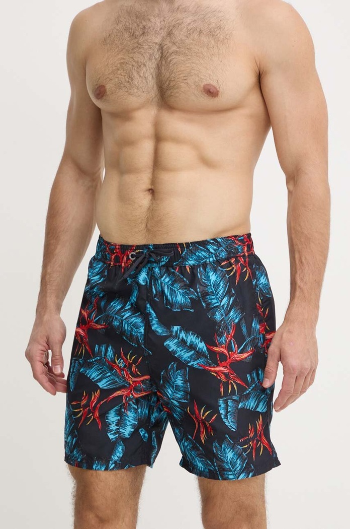 Superdry Плувни шорти Superdry тъмносин M3010232A.2BU