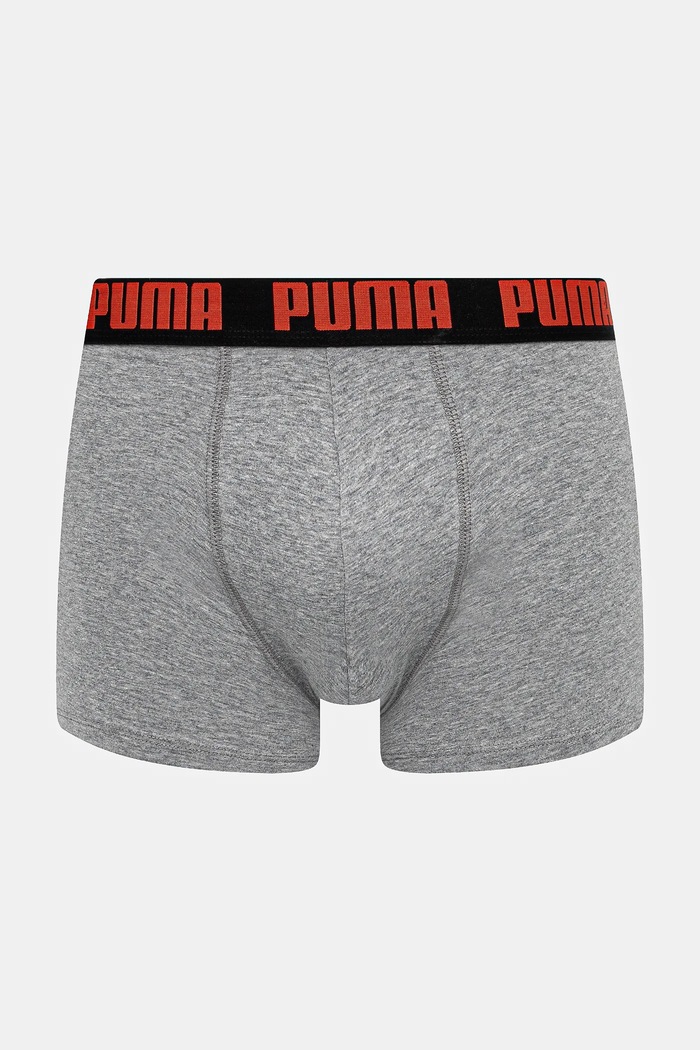Puma boxeri mulați pentru bărbați din bumbac cu elastan Everyday Basic pachet de 2 938320 gri SS26