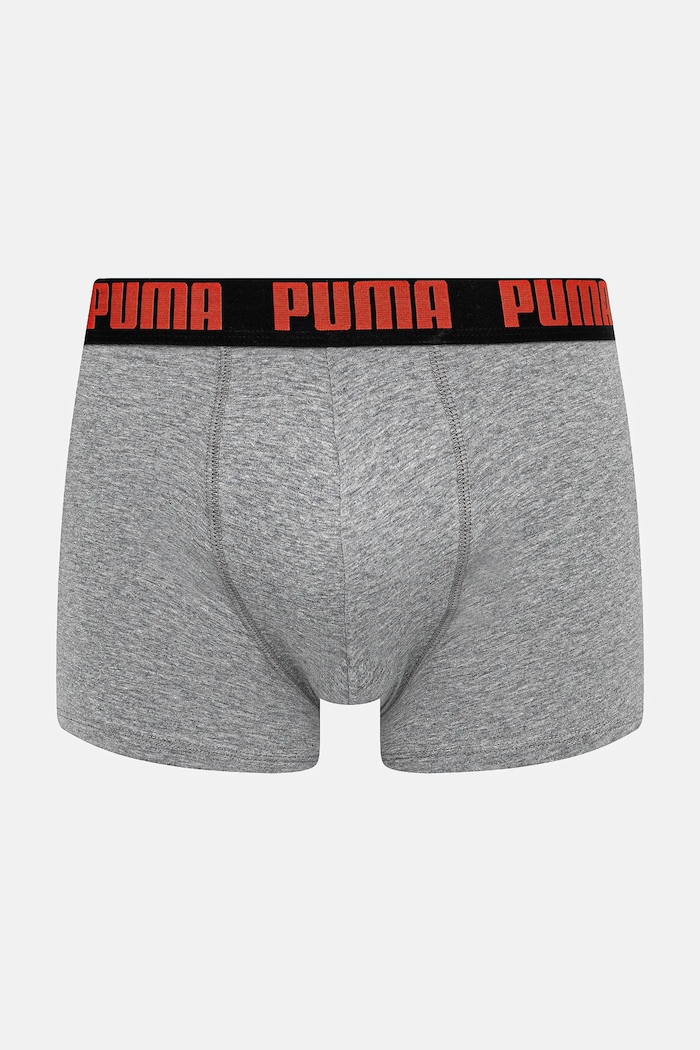 Puma boxeri mulați pentru bărbați din bumbac cu elastan Everyday Basic pachet de 2 938320 gri SS26
