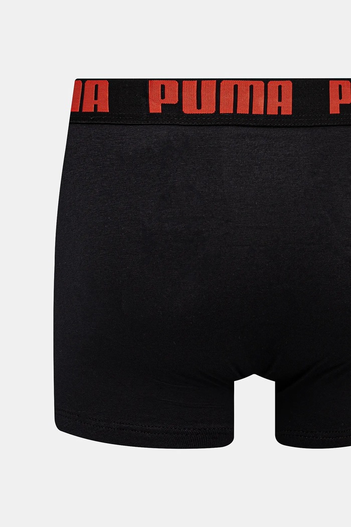 Puma boxeri mulați pentru bărbați din bumbac cu elastan Everyday Basic pachet de 2 gri 938320