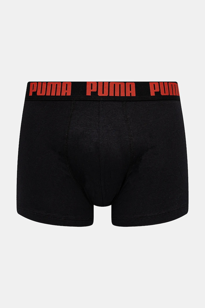 Puma boxeri mulați pentru bărbați din bumbac cu elastan Everyday Basic pachet de 2 938320 gri