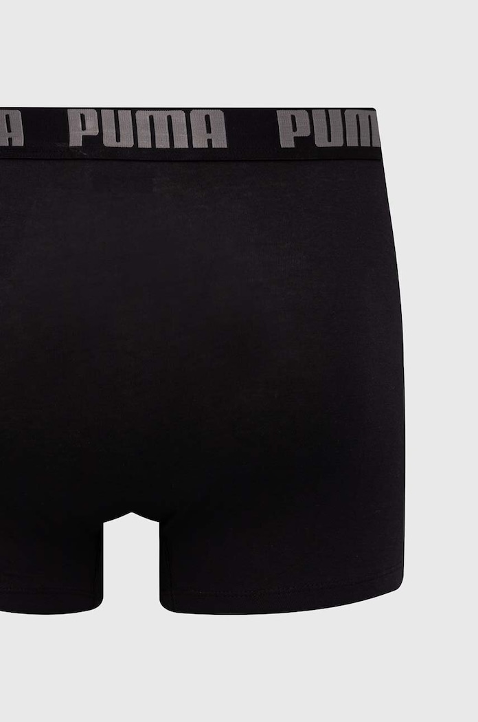 Puma bokserki dopasowane męskie bawełniane z elastanem Everyday Basic 2-pack 938320 szary