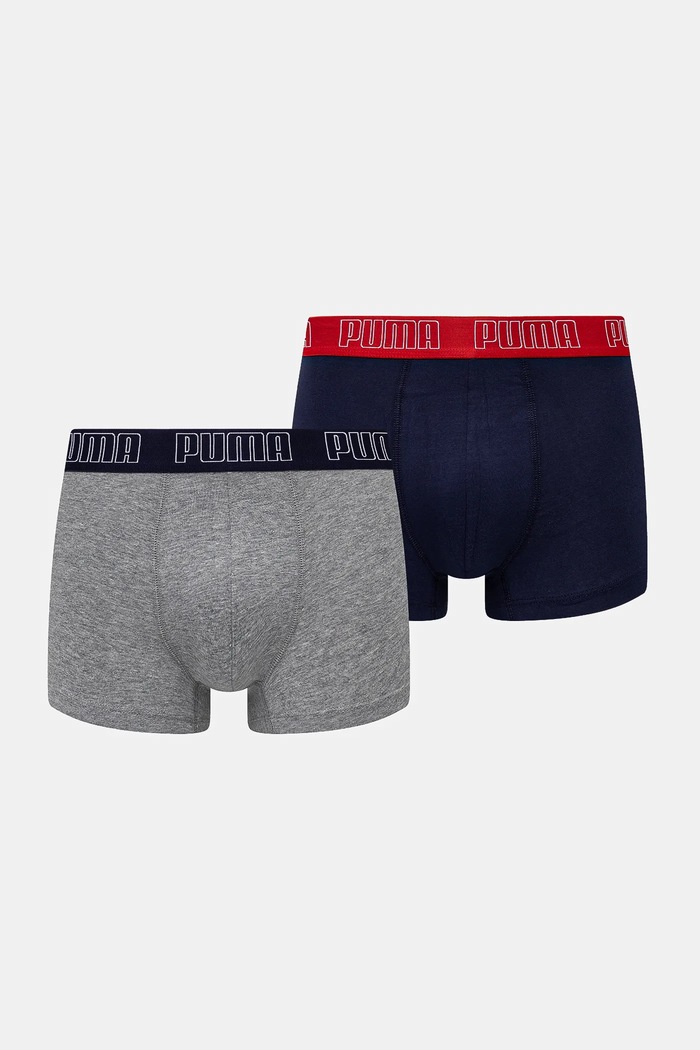 Boxerky Puma Everyday Trunk 2-pack pletenina námořnická modř 938321