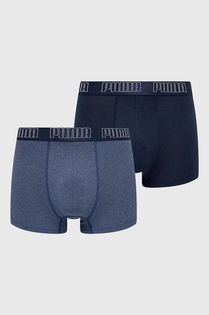 Боксерки Puma (2 броя) Everyday Trunk трикотаж тъмносин 938321