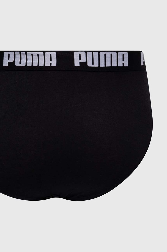 Puma мъжки слипове от памук с еластан Everyday Brief 2 броя бял 938322