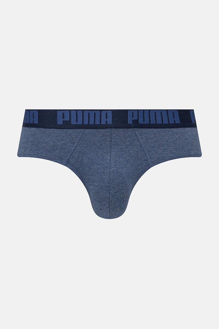 Puma σλιπ Ανδρικά βαμβάκι με ελαστάν Everyday Brief 2-pack 938322 σκούρο μπλε SS26