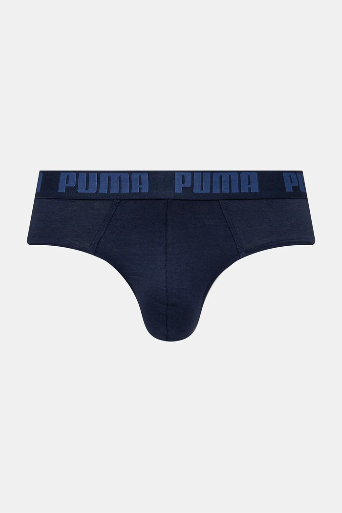 Ρούχα Puma σλιπ Ανδρικά βαμβάκι με ελαστάν Everyday Brief 2-pack 938322 σκούρο μπλε