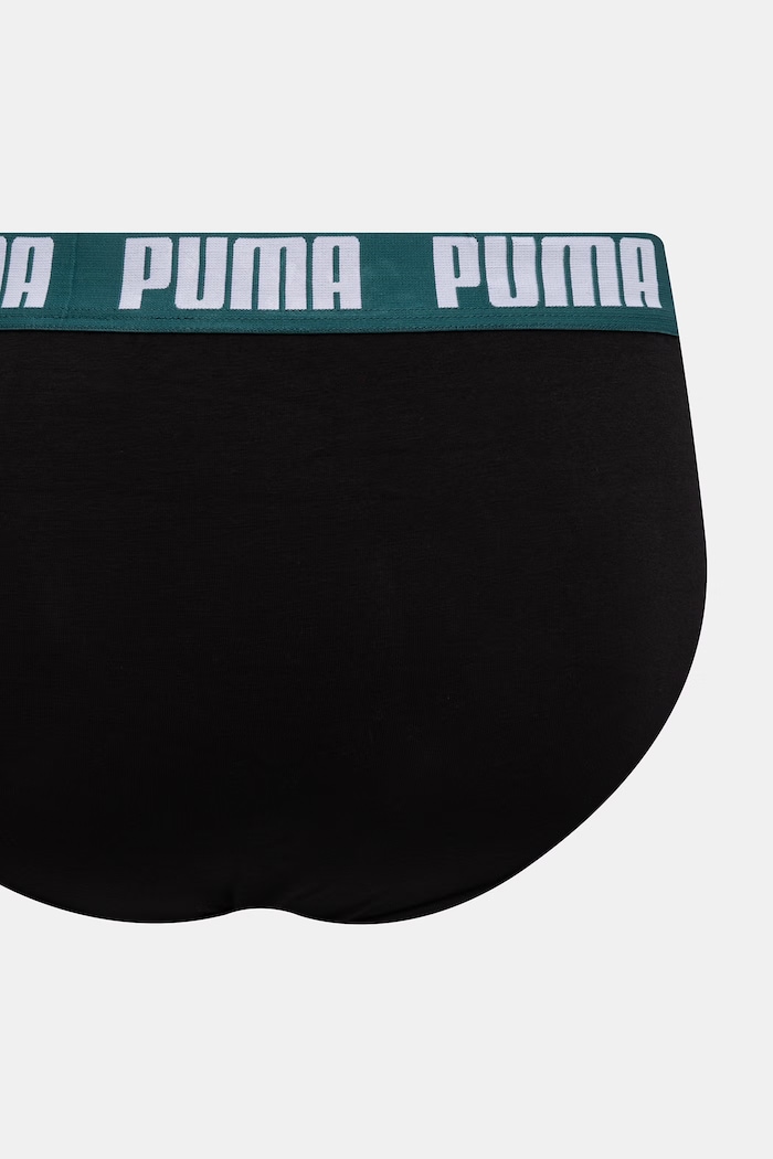 Puma slip bărbați bumbac cu elastan Everyday Brief pachet de 2 938322 turcoaz