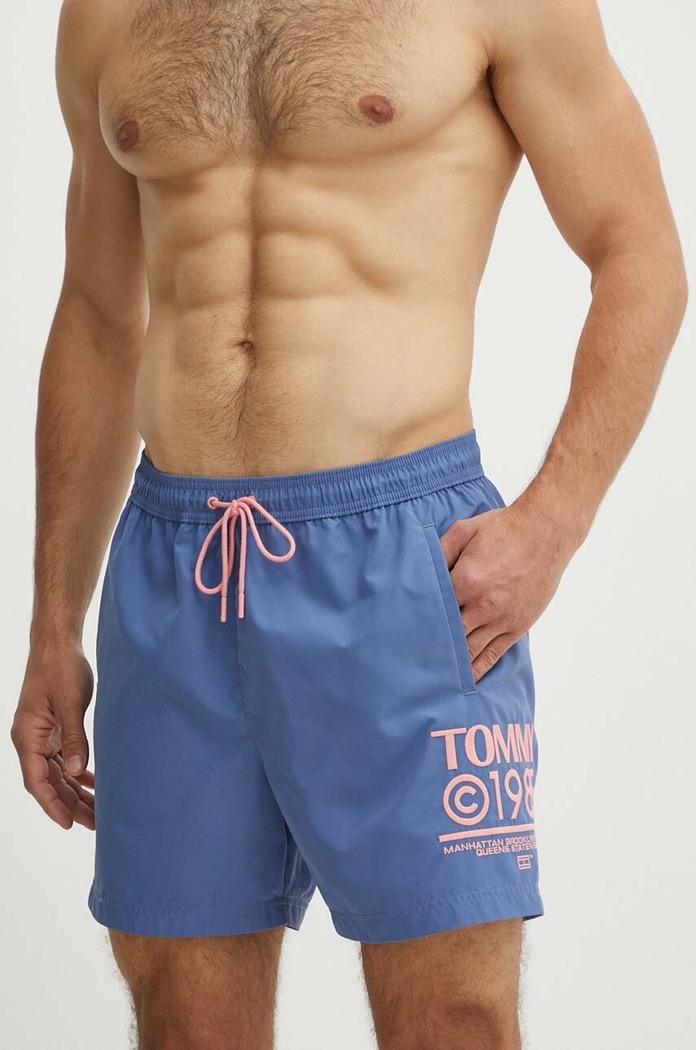 Tommy Jeans Szorty kąpielowe UM0UM03145 niebieski SS24