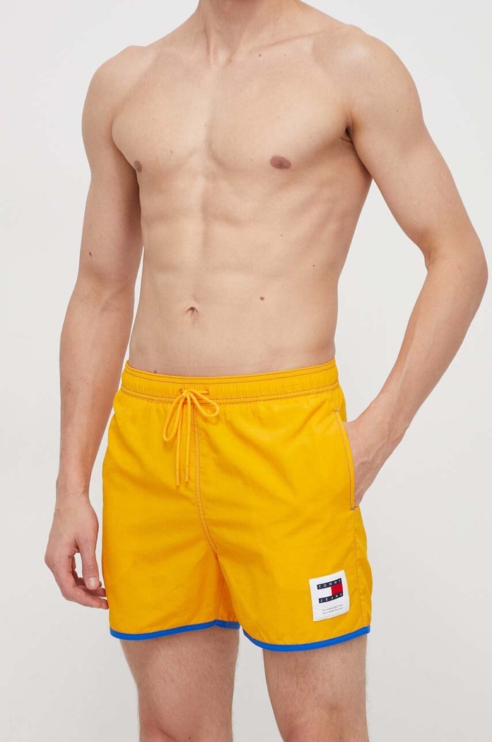 Tommy Jeans Szorty kąpielowe pomarańczowy UM0UM03149