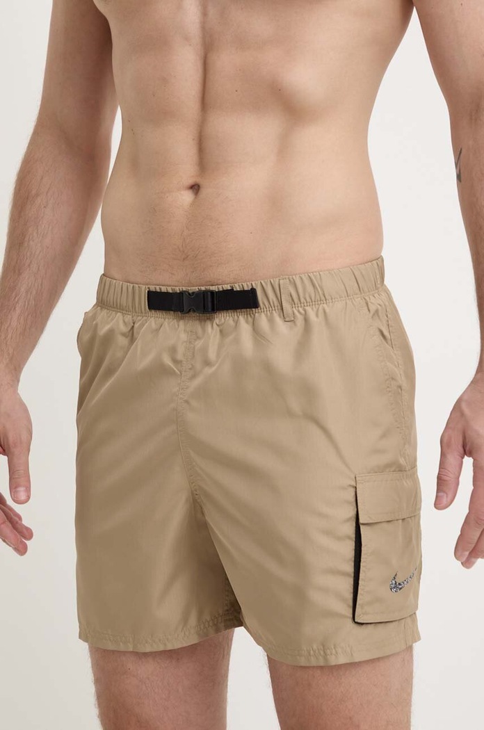 Kratke hlače za kupanje Nike Voyage NESSE469 smeđa SS24