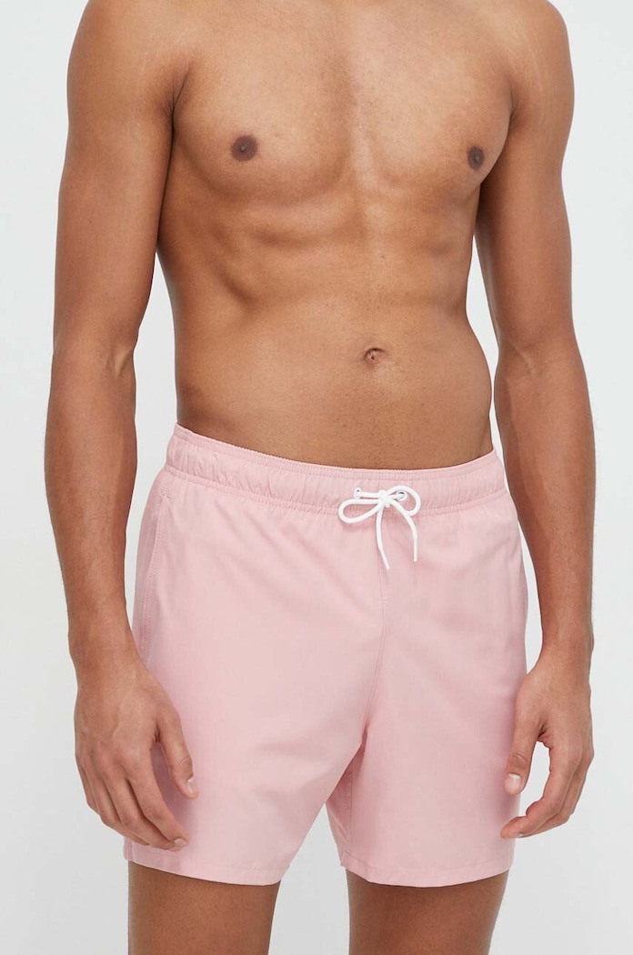 Plavkové šortky Hollister Co. růžová KI333.4044.610