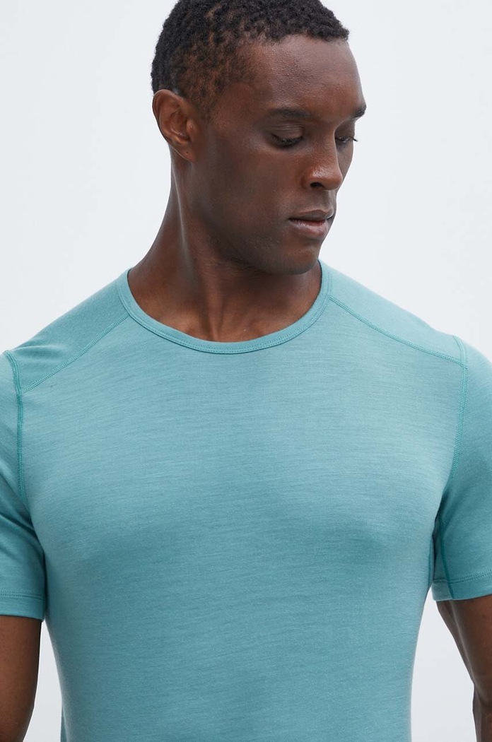 Icebreaker t-shirt funkcyjny Merino 200 Oasis turkusowy IB104509A751