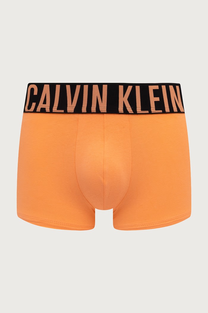 Дрехи Calvin Klein Underwear боксерки мъжки от памук с еластан 3 броя 000NB3608A оранжев