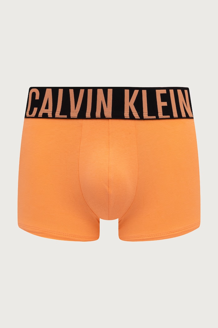 Дрехи Calvin Klein Underwear боксерки мъжки от памук с еластан 3 броя 000NB3608A оранжев