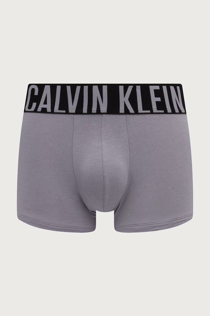 Calvin Klein Underwear боксерки мъжки от памук с еластан 3 броя оранжев 000NB3608A