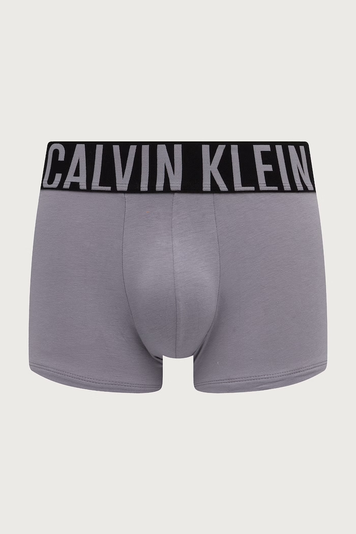 Calvin Klein Underwear боксерки мъжки от памук с еластан 3 броя оранжев 000NB3608A