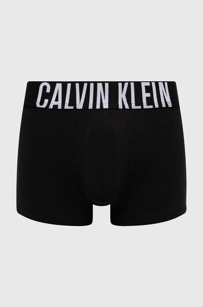 Calvin Klein Underwear bokserki męskie bawełniane z elastanem 3-pack niebieski 000NB3608A