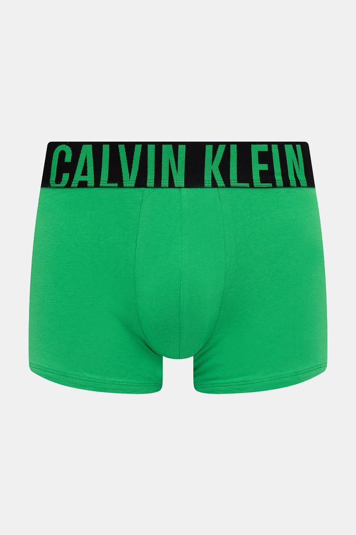 Odzież Calvin Klein Underwear bokserki męskie bawełniane z elastanem 3-pack 000NB3608A zielony