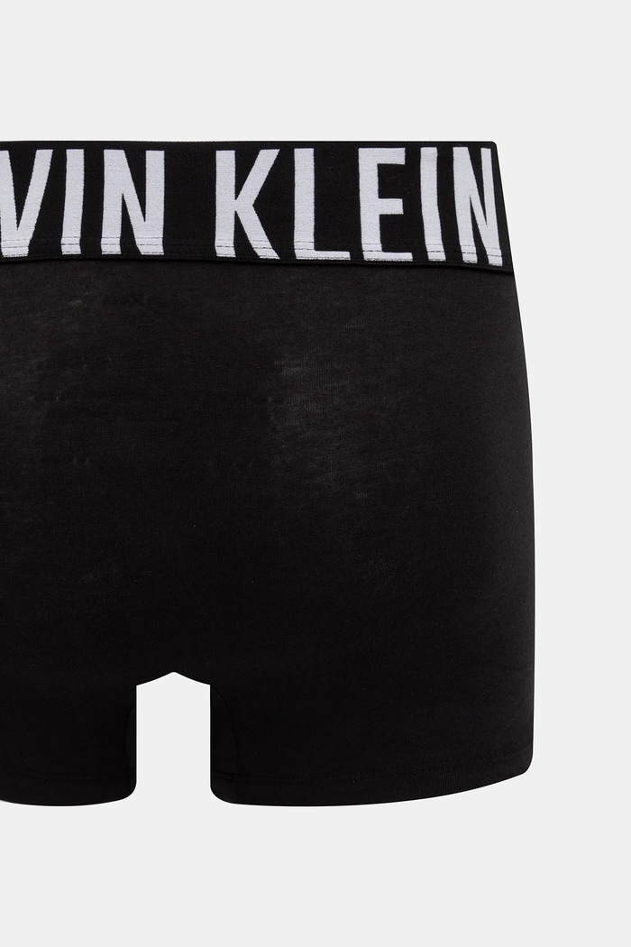 Calvin Klein boksarice moške bombažne z elastanom paket 3 kosov 000NB3608A siva