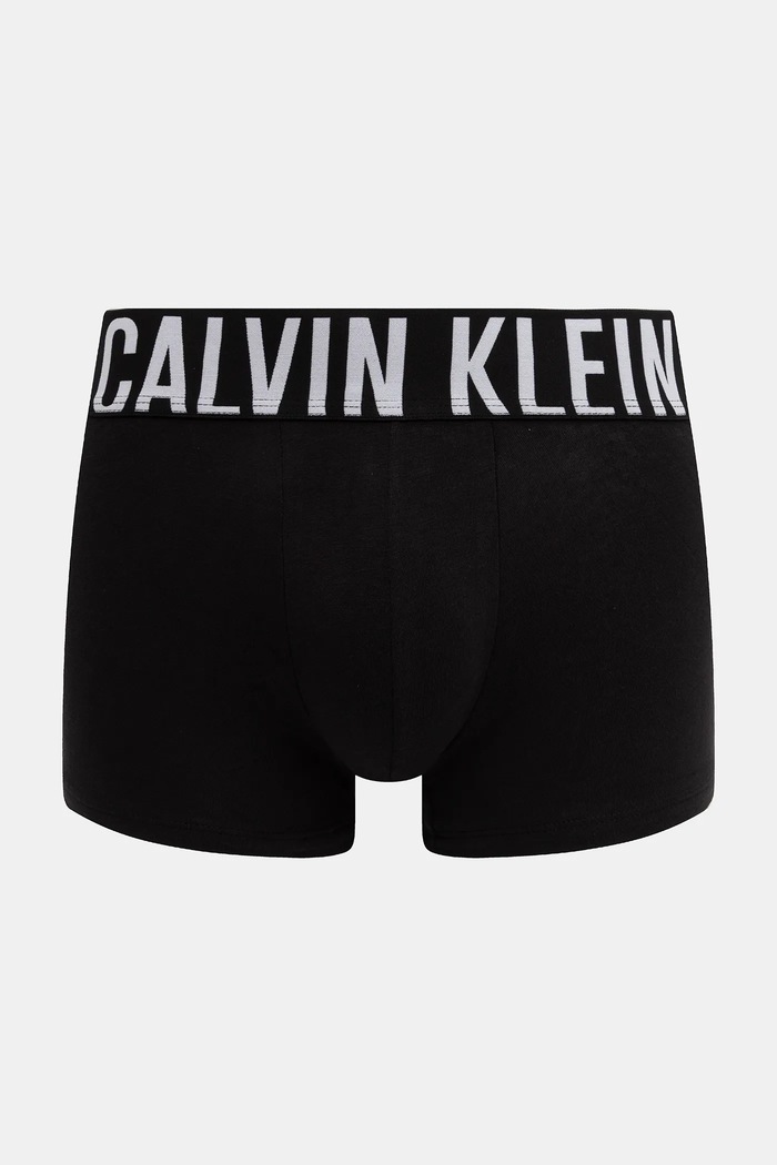 Calvin Klein Underwear boksarice moške bombažne z elastanom paket 3 kosov modra 000NB3608A
