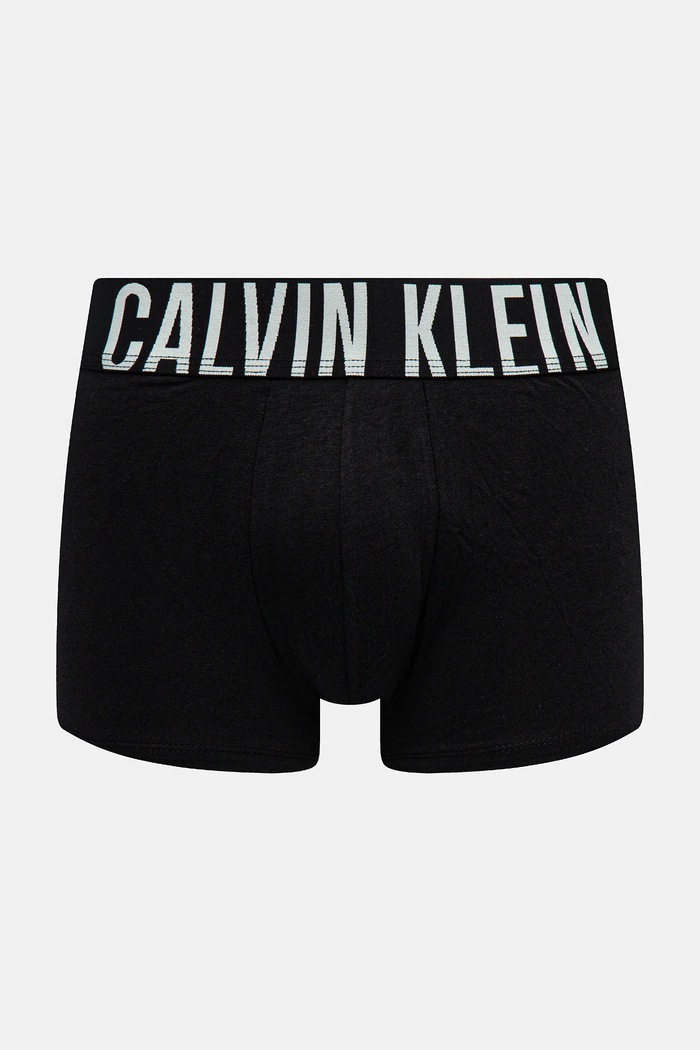 Calvin Klein Underwear Boksarice moške bombažne z elastanom paket 3 kosov črna 000NB3608A