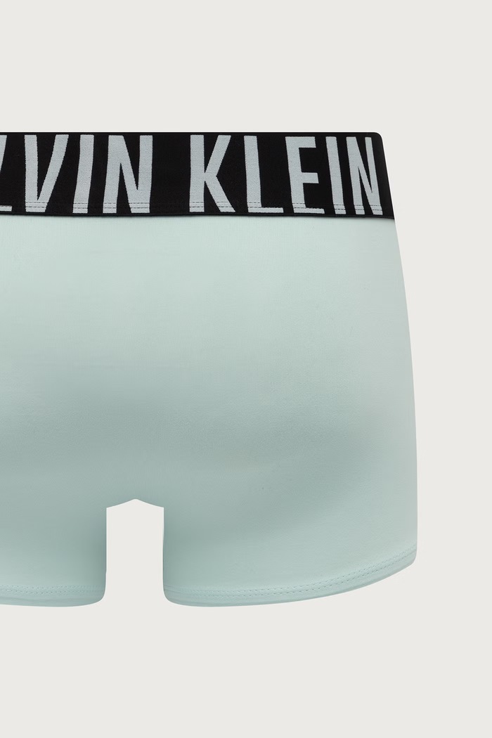 Bokserki dopasowane męskie 3-pack Calvin Klein Underwear turkusowy 000NB3775A