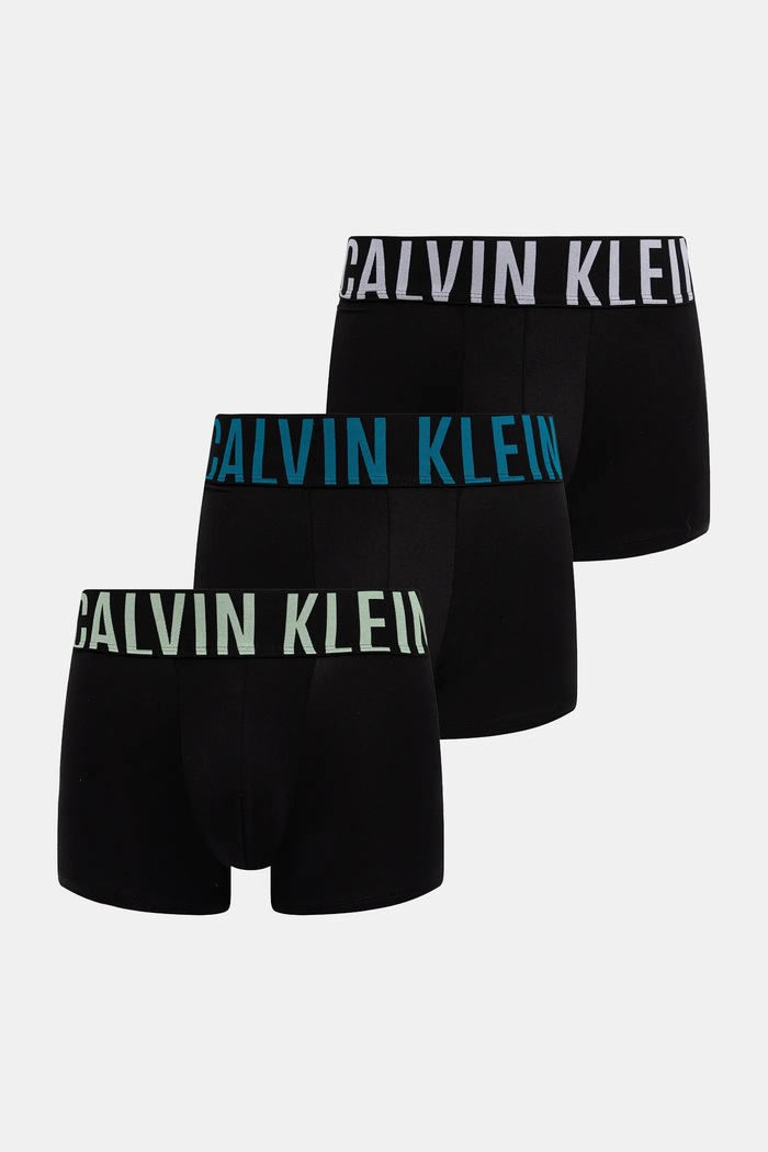 Calvin Klein Underwear bokserki 3-pack dzianina czarny 000NB3775A