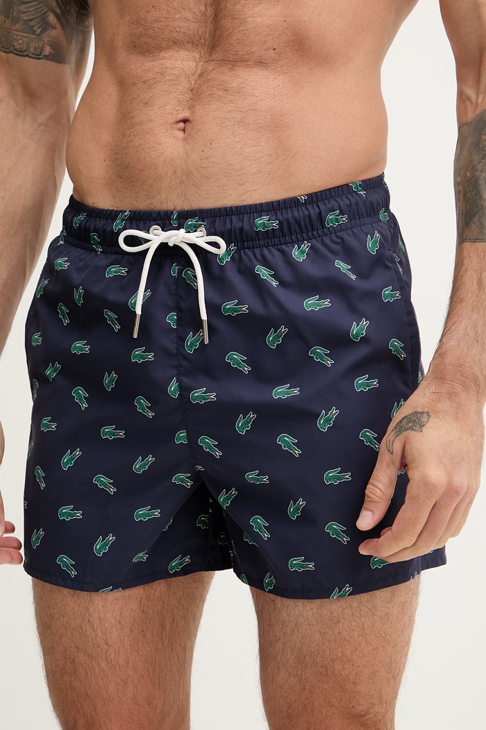 Lacoste plavecké šortky pánske MH7188 tmavomodrá SS25