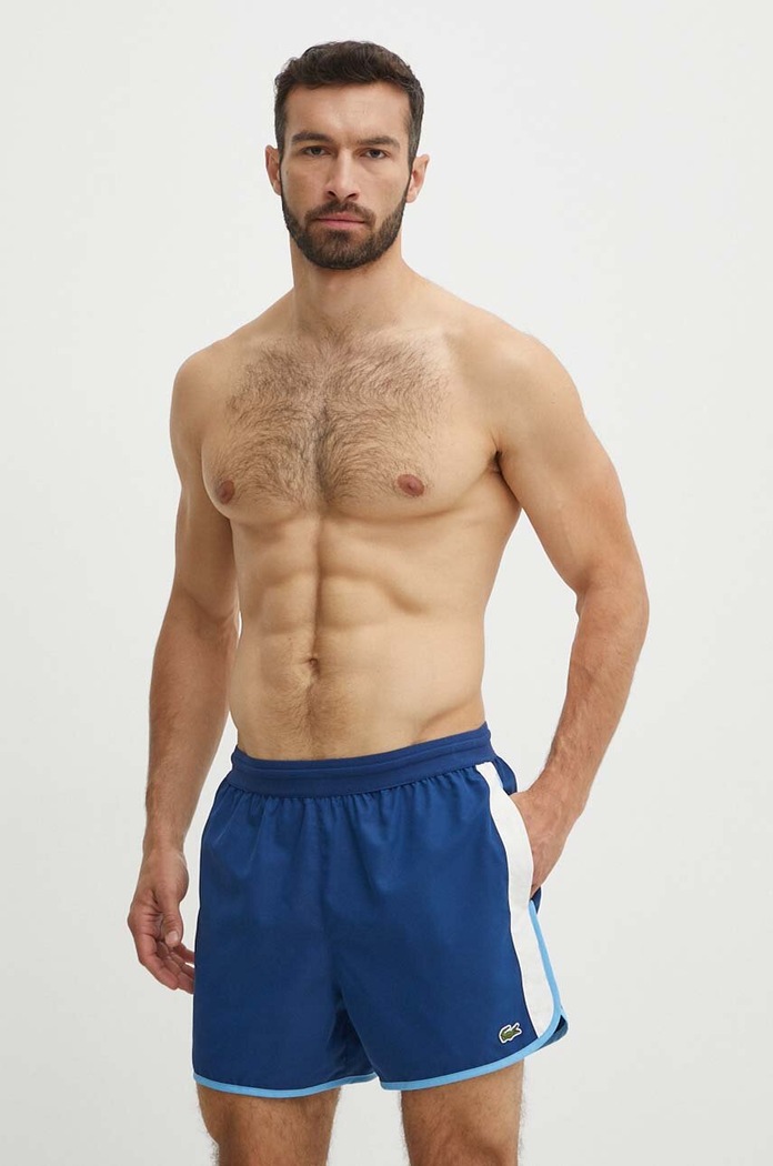 Lacoste pantaloni scurti de baie MH7321 albastru SS24