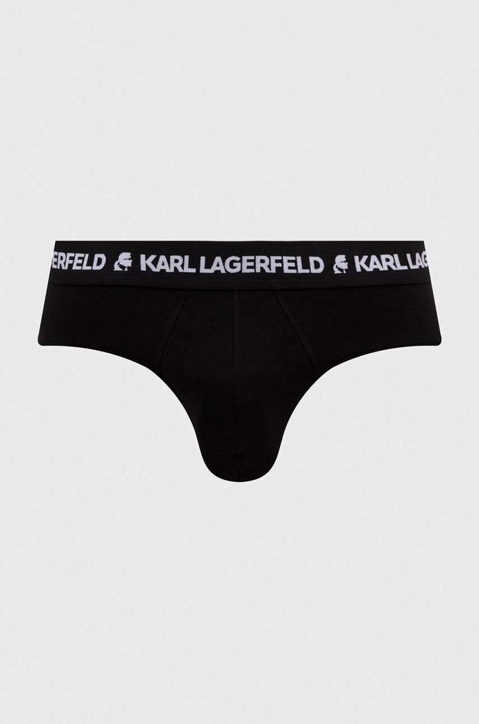 Karl Lagerfeld slipy 3-pack 240M2111 czarny SS24