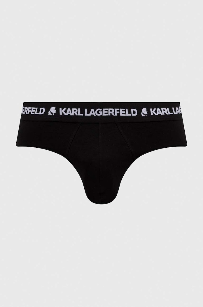 Karl Lagerfeld slipy 3-pack 240M2111 czarny SS24
