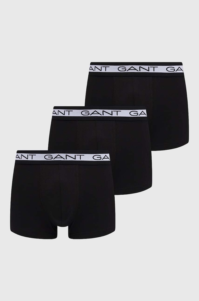 Gant boxeralsó 3 db mintás fekete 900003053