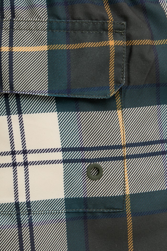 Barbour szorty kąpielowe męskie Staple Tartan Swim Short MSW0065 zielony