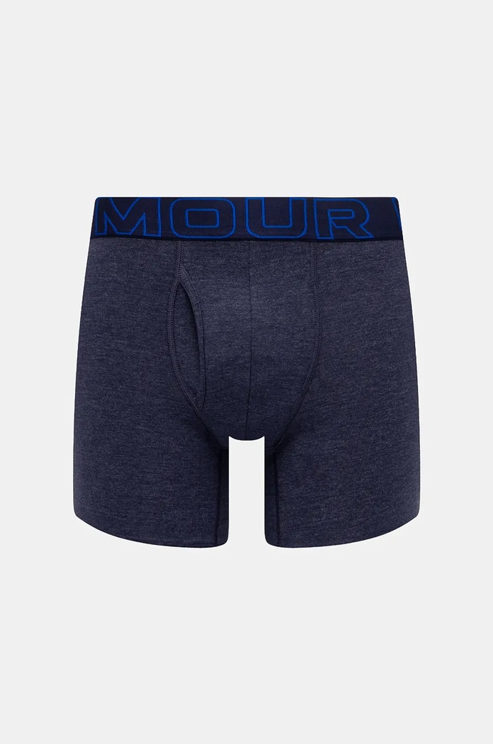 Under Armour Boksarice moške 93 Perf Cotton 6in paket 3 kosov mornarsko modra 25UUSHJ093