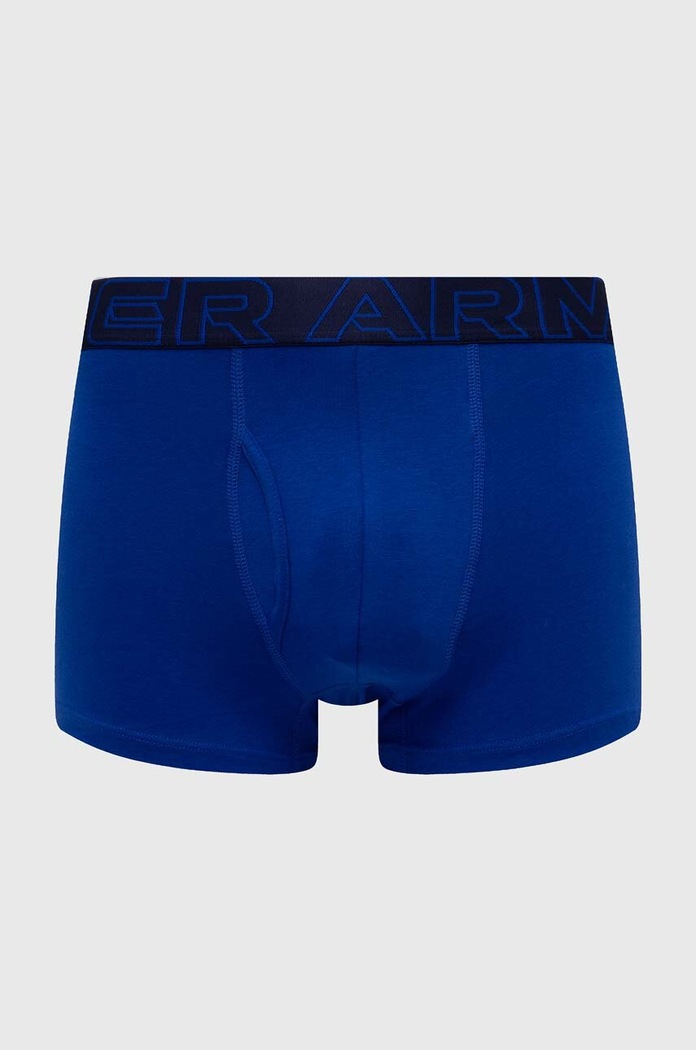 Under Armour Boksarice moške 83 Perf Cotton 3in paket 3 kosov 25UUSHJ083 mornarsko modra SS26