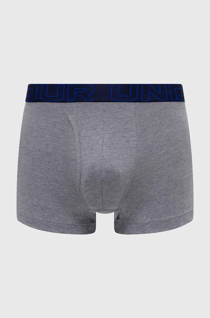 Oblačila Under Armour Boksarice moške 83 Perf Cotton 3in paket 3 kosov 25UUSHJ083 mornarsko modra