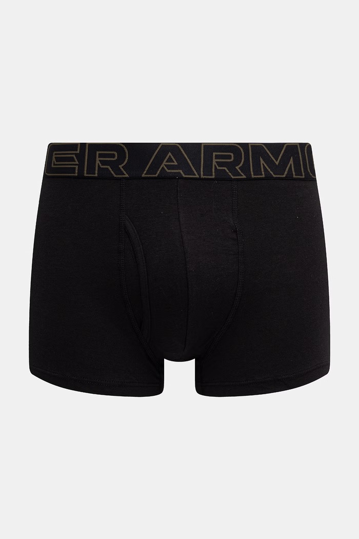 Under Armour boxerky pánské 83 Perf Cotton 3in 3-pack 25UUSHJ083 zelená SS26