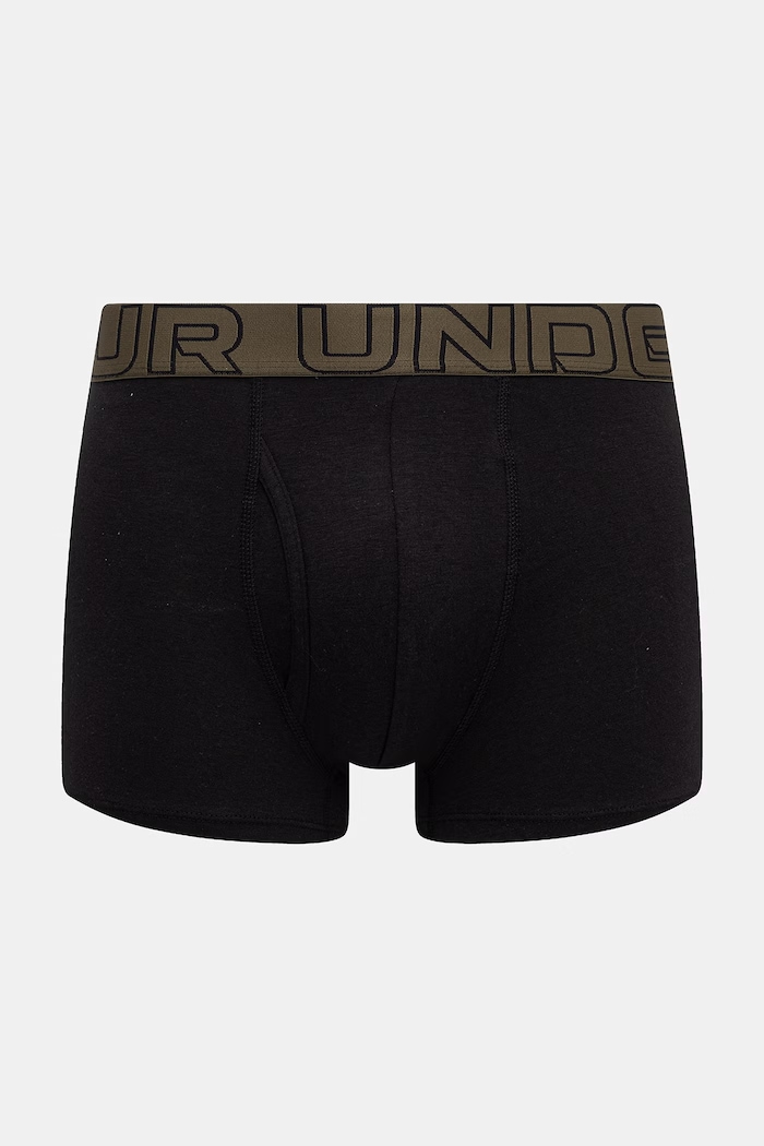 Oblečení Under Armour boxerky pánské 83 Perf Cotton 3in 3-pack 25UUSHJ083 zelená