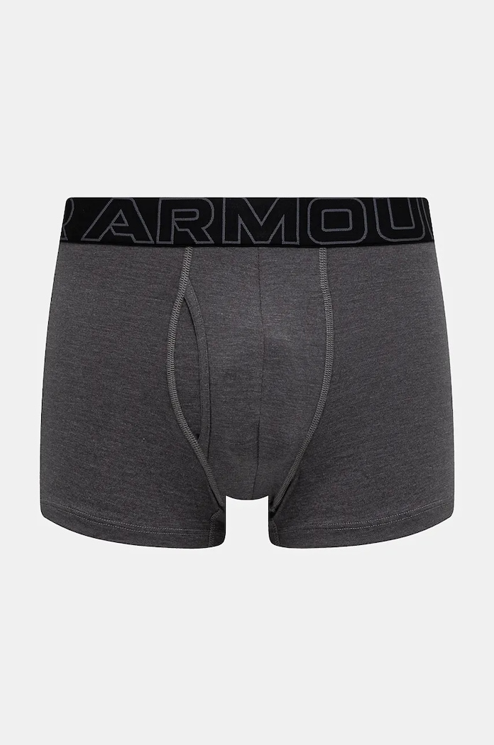 Under Armour boksarice moške 83 Perf Cotton 3in paket 3 kosov siva 25UUSHJ083