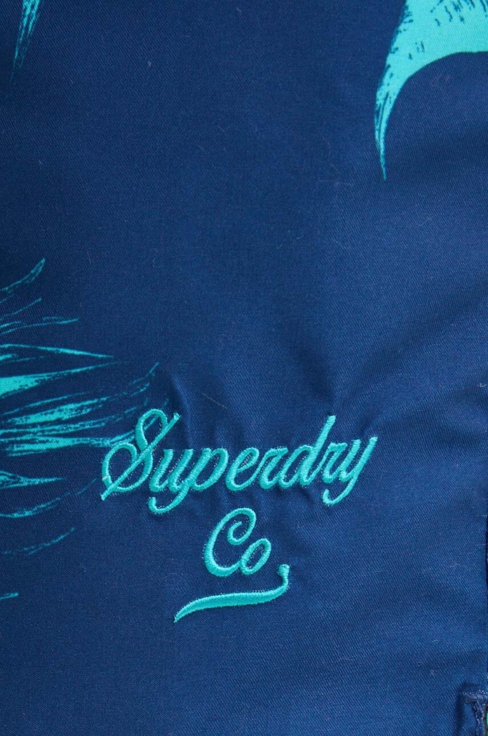 Plavkové šortky Superdry námořnická modř M3010232A.2BX