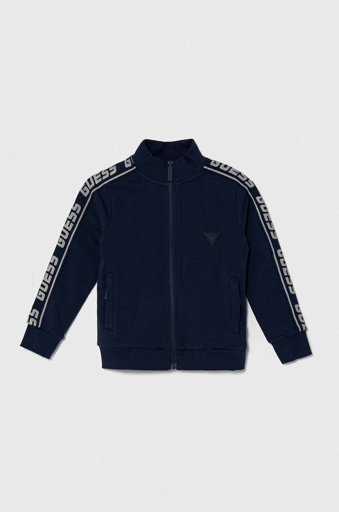Детски суичър Guess еластичен тъмносин L2YQ47.K6ZS1.PPYH