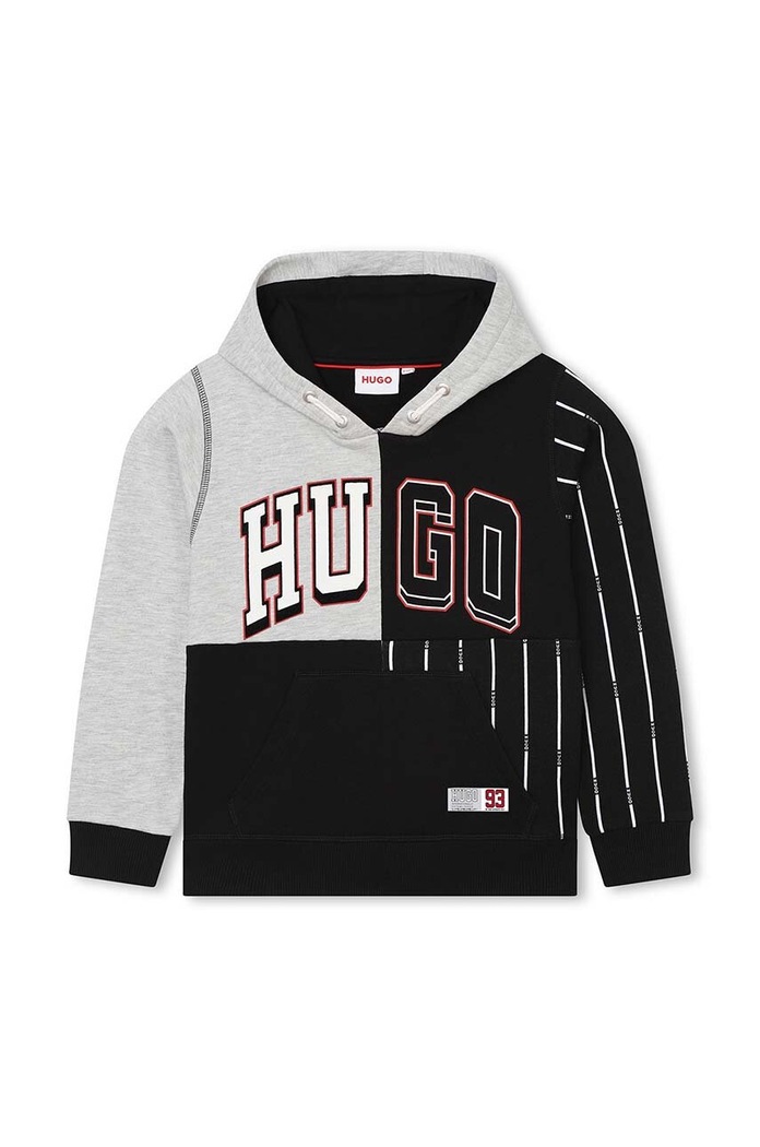 HUGO bluza dziecięca G00023.102.108 szary SS24