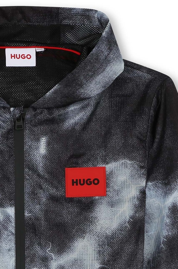 Chlapec Detská bunda HUGO G00058.114.150 sivá