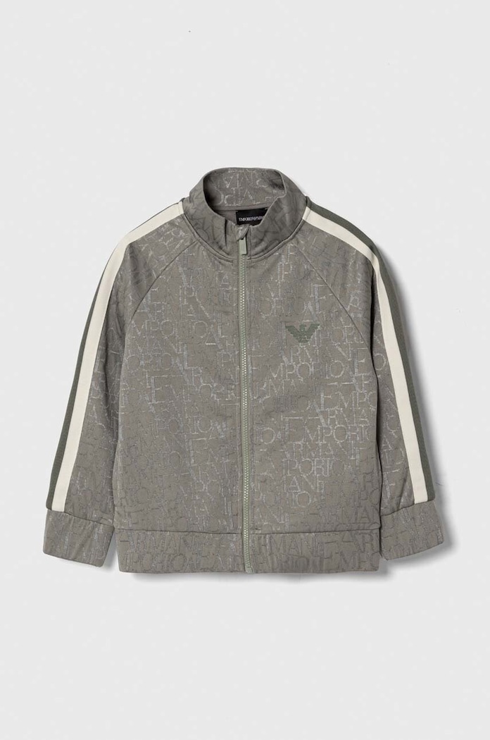 Detská mikina Emporio Armani bez kapucne sivá 3D4BJ6.1JMSZ