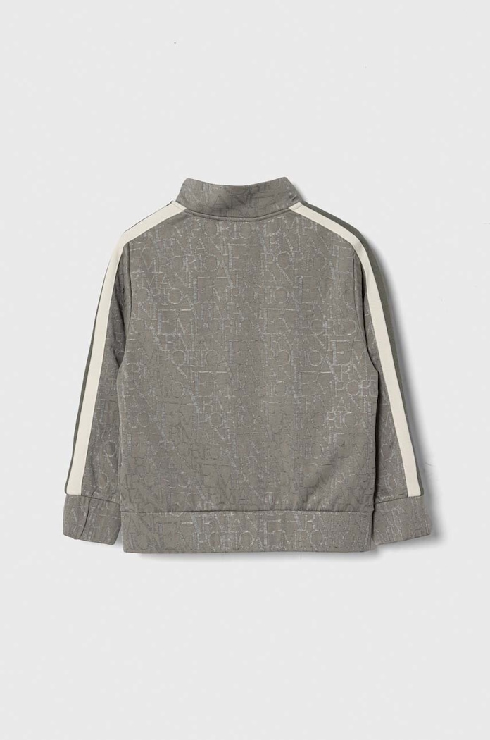 Detská mikina Emporio Armani 3D4BJ6.1JMSZ sivá SS24